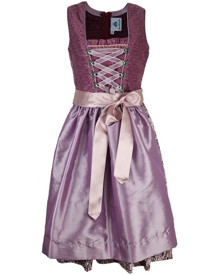 Isar-Trachten Dirndl Jugend Dirndl 'Lilia' 43664, Flieder von Isar-Trachten