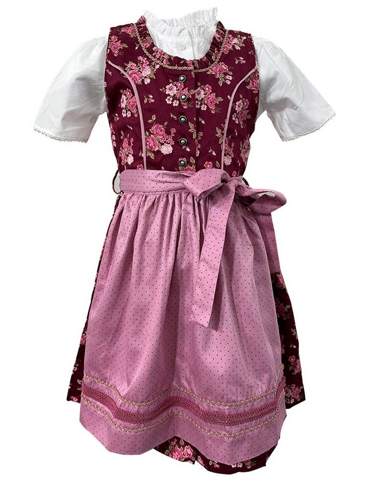 Isar-Trachten Dirndl Isar-Trachten Kinder Dirndl 'Emma' 3-tlg. mit Blus von Isar-Trachten