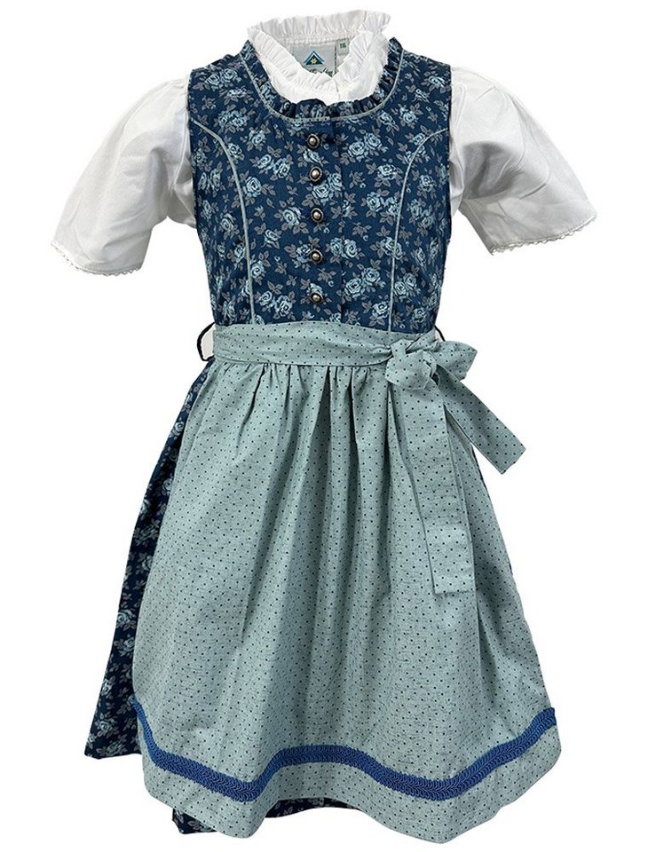 Isar-Trachten Dirndl Isar-Trachten Kinder Dirndl 'Emma' 3-tlg. mit Blus von Isar-Trachten