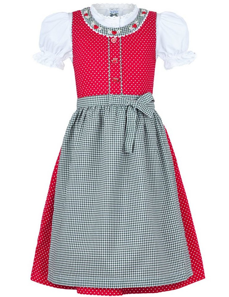 Isar-Trachten Dirndl Isar-Trachten Kinder Dirndl 'Marie' mit Bluse 5239 von Isar-Trachten