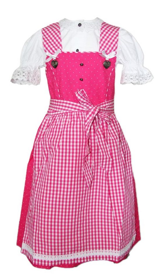 Isar-Trachten Dirndl Kinder Dirndl 'Michelle' 3-tlg. mit Bluse 52407 von Isar-Trachten