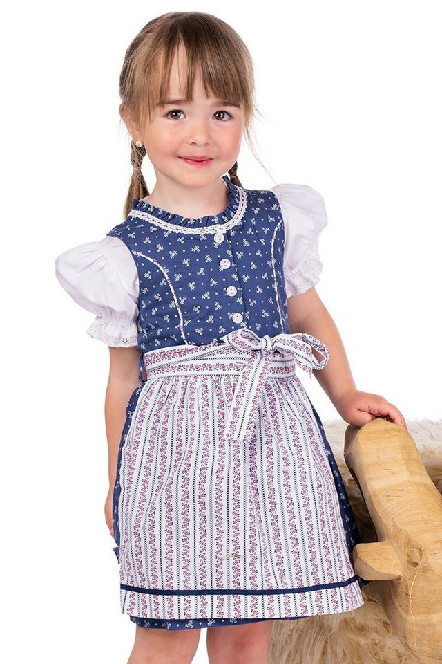 Isar-Trachten Dirndl Kinderdirndl 3tlg. - BEPPINA - jeans von Isar-Trachten