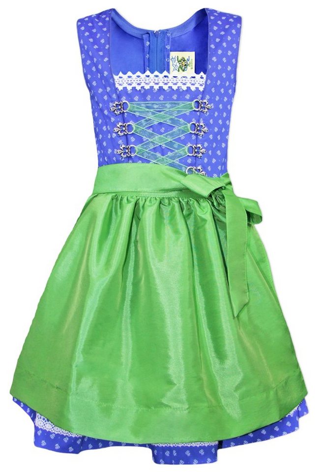 Isar-Trachten Dirndl Jugend Dirndl 'Stefanie' 44867, Knielang - Blau G von Isar-Trachten