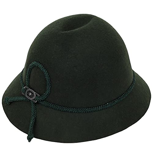Isar-Trachten Hut für Kinder - Grün Gr. 53 von Isar-Trachten