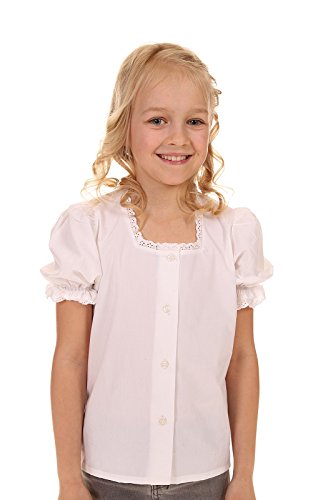 Isar-Trachten Kinder Bluse & Shirt 44940 WEIß von Isar-Trachten