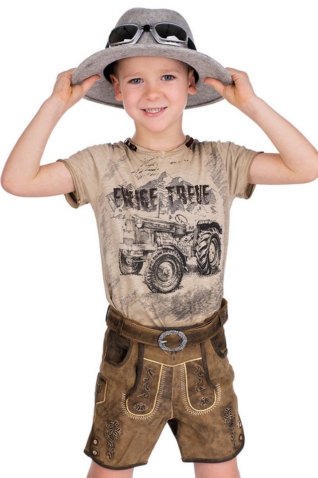 Isar-Trachten Lederhose Lederhose Kinder - MILO - eiche von Isar-Trachten
