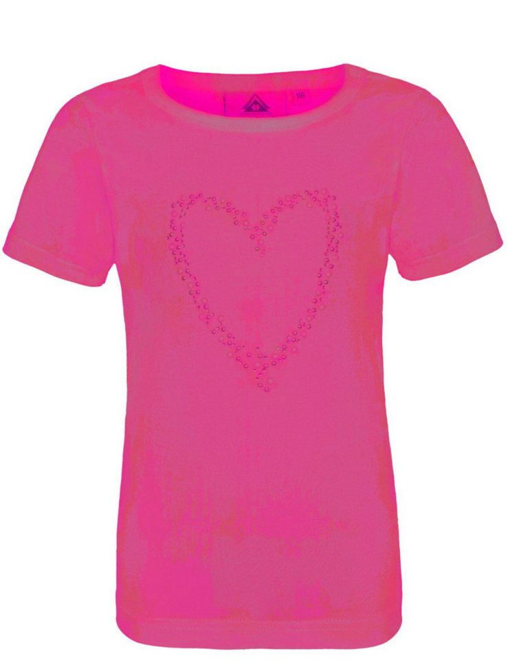 Isar-Trachten T-Shirt Isar-Trachten Kinder T-Shirt mit Strass Herz 52763 von Isar-Trachten