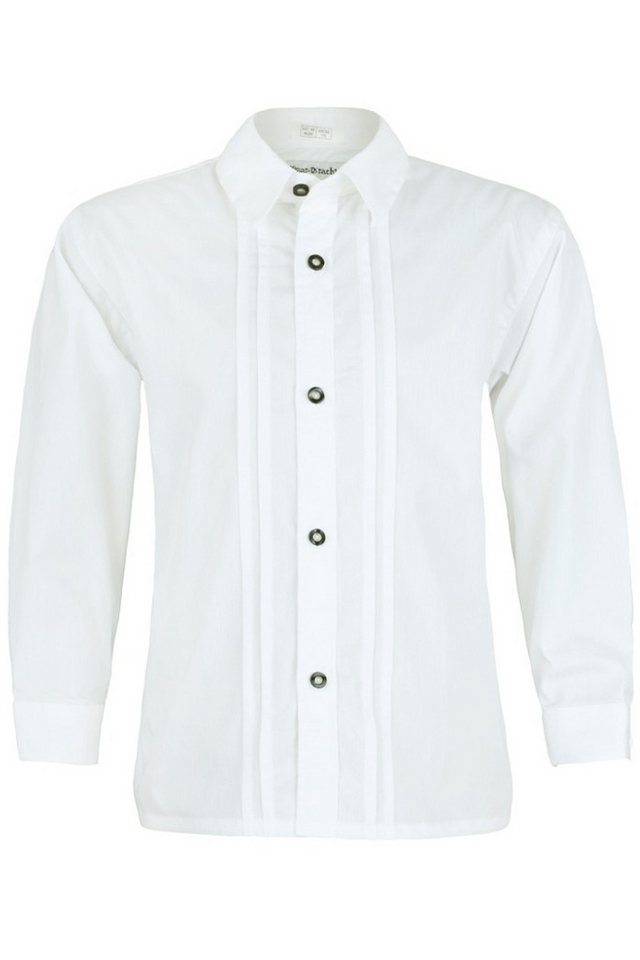 Isar-Trachten Trachtenhemd Trachtenhemd Kind - TOBI - weiß von Isar-Trachten