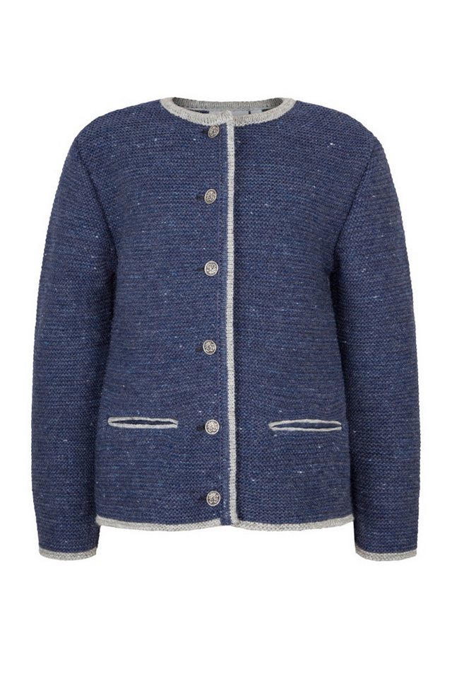 Isar-Trachten Trachtenjacke Strickjacke Kinder - TALESIA - denim von Isar-Trachten