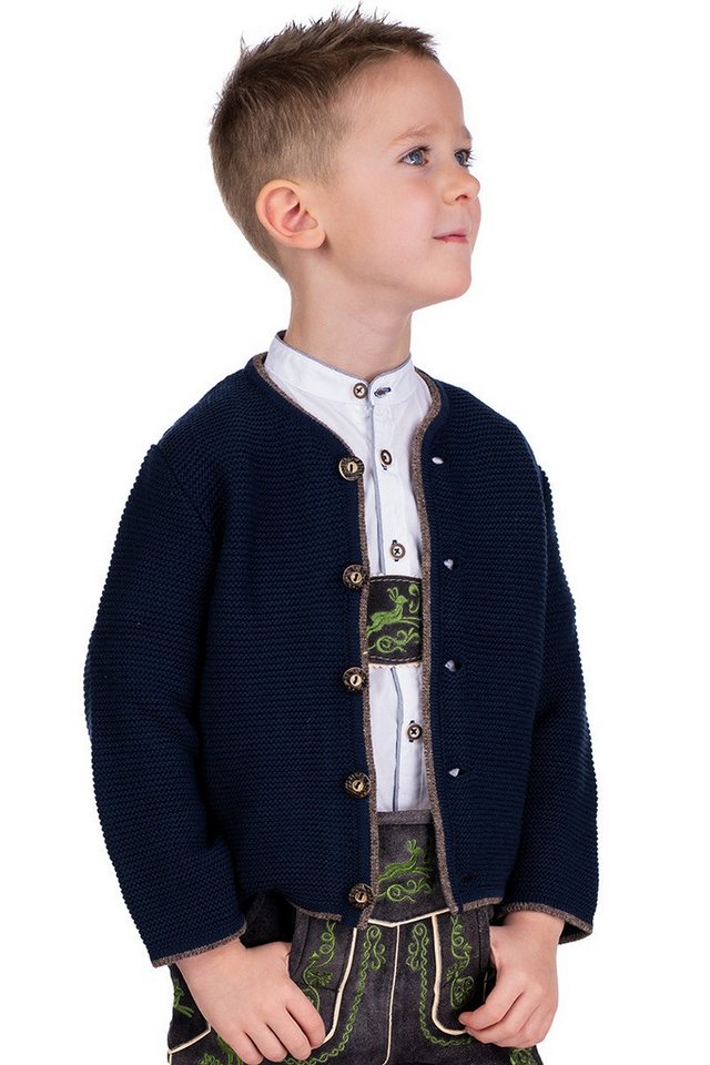 Isar-Trachten Trachtenjacke Trachtenjacke Kinder - MATS - marine von Isar-Trachten