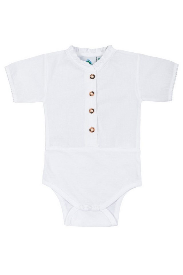 Isar-Trachten Trachtenkleid Baby Body - TILLY - weiß von Isar-Trachten