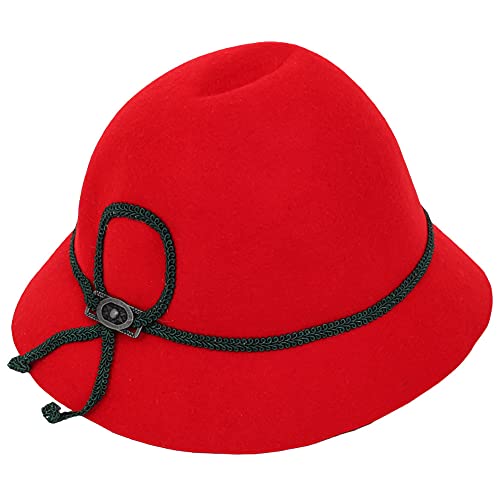 Isar-Trachten Hut für Kinder - Rot Gr. 51 von Isar-Trachten