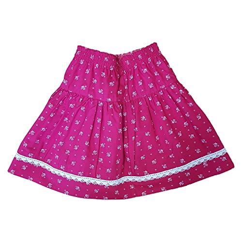 Mädchen Wenderock Lisa Kinder Dirndl Rock in Rot/Pink, Größe 164 von Isar-Trachten