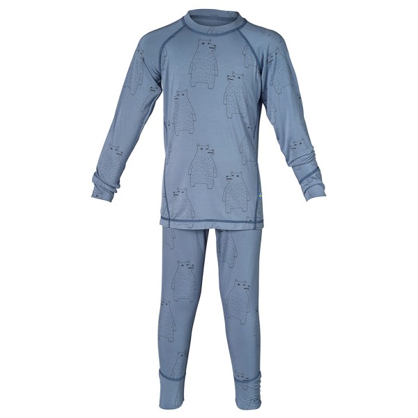 Isbjörn - Kid's Polarbear Set Baselayer - Skiunterwäsche Gr 122/128 grau von Isbjörn