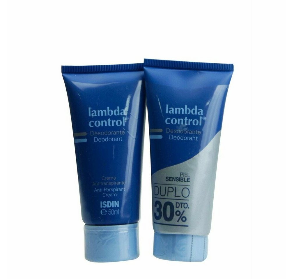 Isdin Deo-Roller Lambda Control Deodorant Cream Duo 2 x 50ml von Isdin