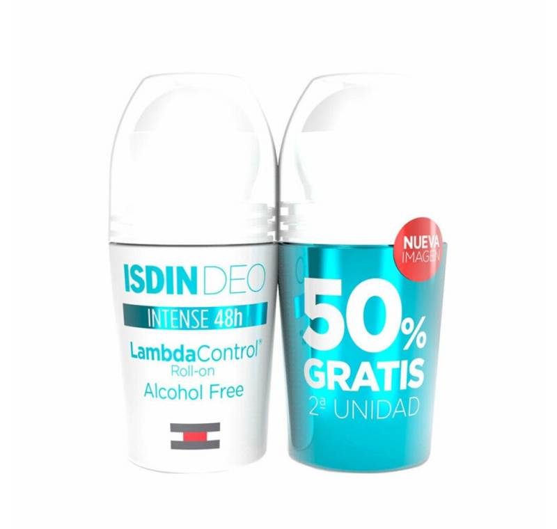 Isdin Deo-Zerstäuber Lambda Control intensiv 48h Deo Roll On 2x50ml von Isdin