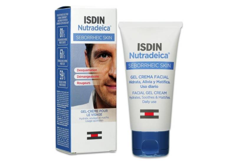 Isdin Gesichtspflege Isdin Nutradeica Gesichts-Gel-Creme 50 ml beruhigt empfindliche Haut, 50 ml Inhalt von Isdin