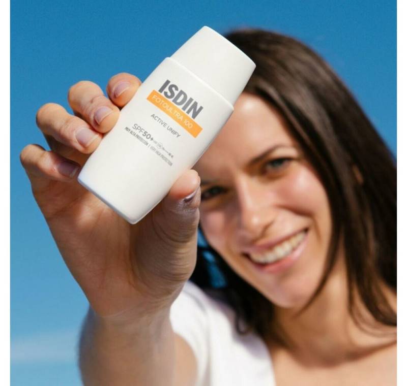 Isdin Körperpflegemittel PHOTO ULTRA 100 ACTIVE UNIFY Fusionsflüssigkeit SPF50+ 50 ml von Isdin