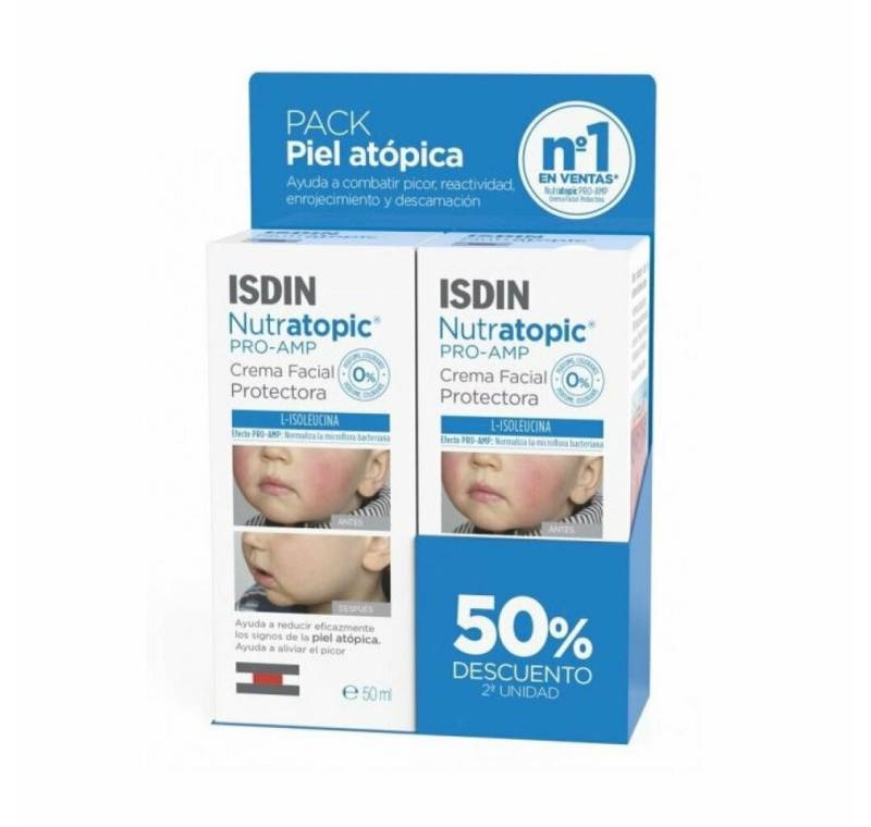 Isdin Tagescreme Nutratopic Pro amp Atopische Haut Gesichtscreme 2x50ml von Isdin