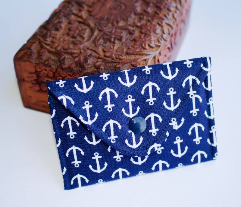 Anker Visitenkartenetui - Mini Portemonnaie Geschenkkartenhalter von IsewStore