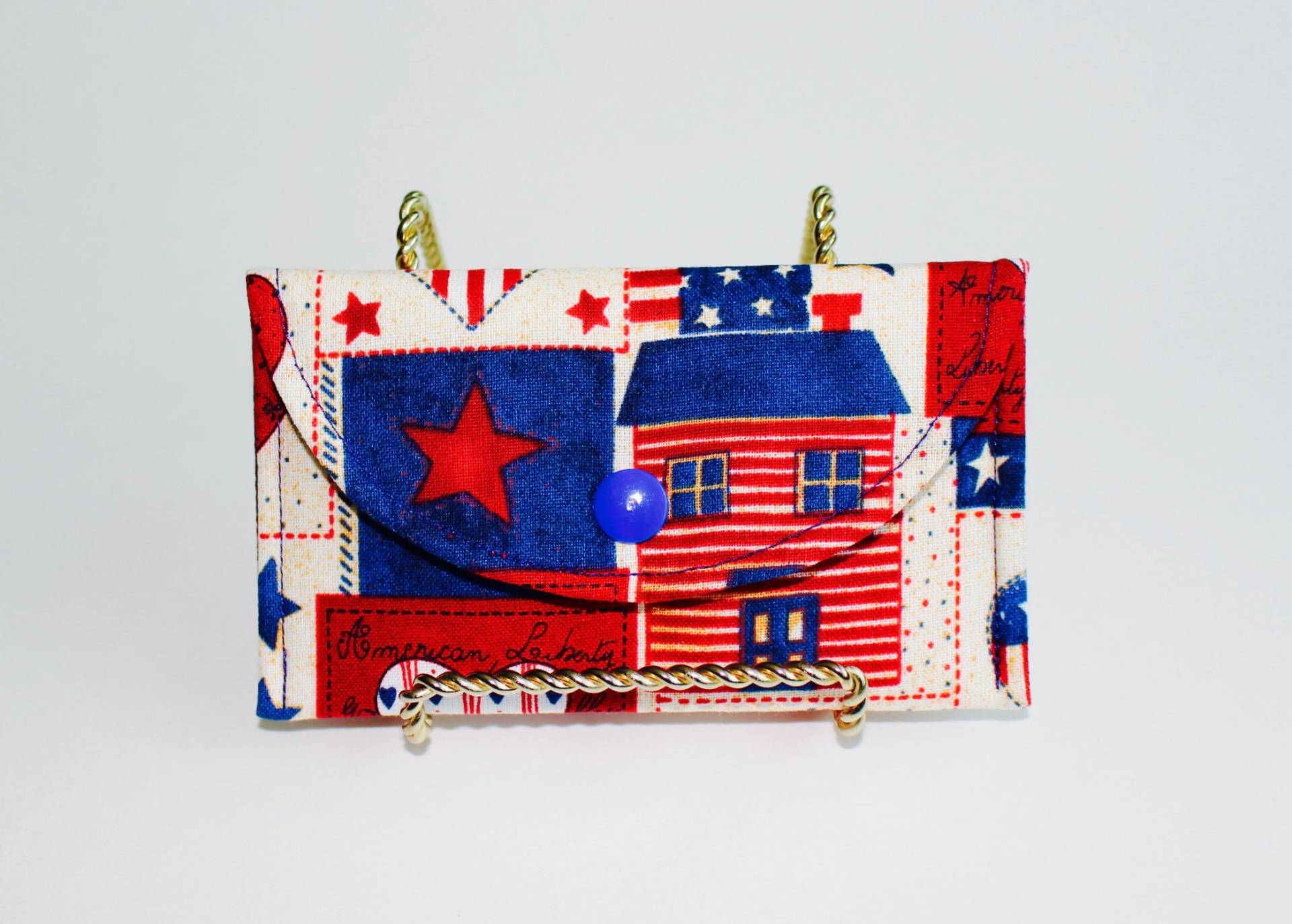 Patriotics Kartenetui - Us Flag Visitenkartenhalter Geschenkkartenetui Mini Portemonnaie Handgemachte Geschenkidee Stars & Stripes Honor Flight Patriotics Kartenetui - Us Flag Visitenkartenhalter Geschenkkartenetui Mini Portemonnaie Handgemachte Geschenkidee Stars & Stripes Honor Flight von IsewStore