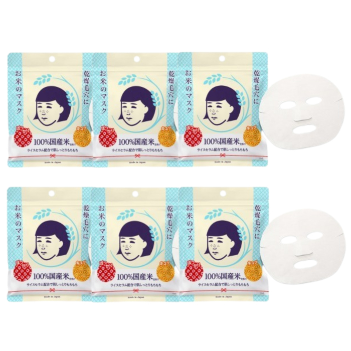 Ishizawa-Lab - Nadeshiko - Keana Pore Care Rice Mask - 10pc (6ea) Set von Ishizawa-Lab