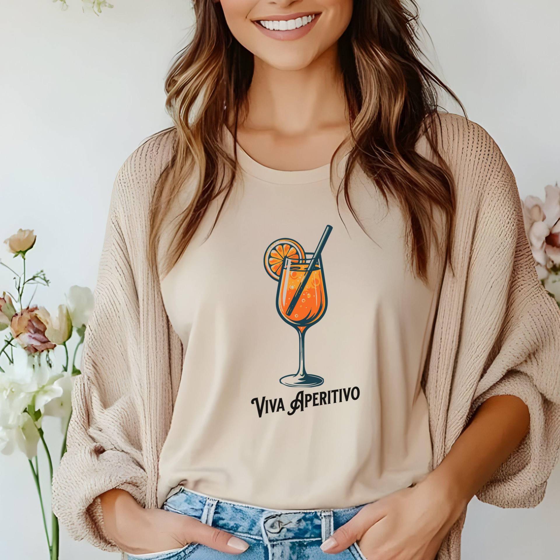 Aperol Spritz T Shirt - Cocktail Aperitivo Oversize Look Weekend Geschenk von IsidoraScottDesign