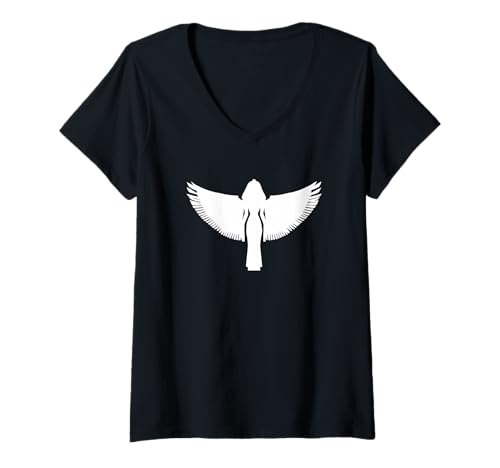 Damen Isis Ägyptischer Gott | Ägypten Mythologie alt T-Shirt mit V-Ausschnitt Damen Isis Ägyptischer Gott | Ägypten Mythologie alt T-Shirt mit V-Ausschnitt von Isis Egyptian Mythology ancient Apparel