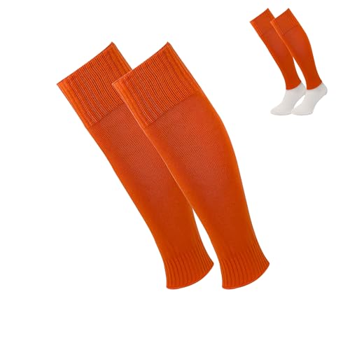 Iskierka Fußballstutzen Stutzenstrumpf Socken Orange 38 41 von Iskierka