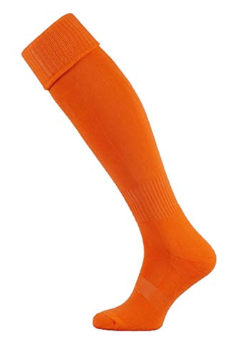 Iskierka Fußballstutzen Stutzenstrumpf Socken Soks 27-45 (orange, 35-37) von Iskierka