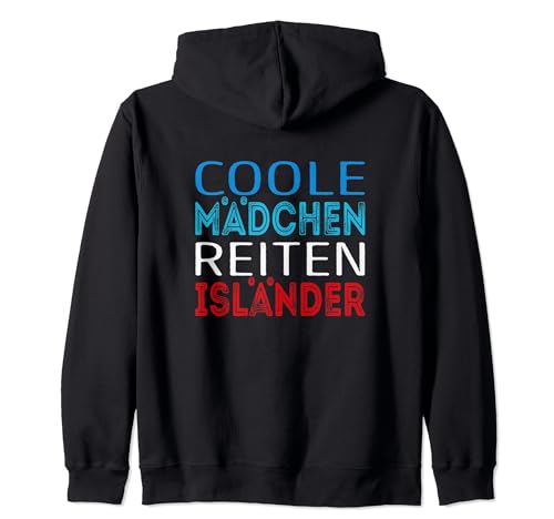 Coole Mädchen reiten Isländer Kapuzenjacke Coole Mädchen reiten Isländer Kapuzenjacke von Isländer Isi Islandpferd 5. Gang Tölt