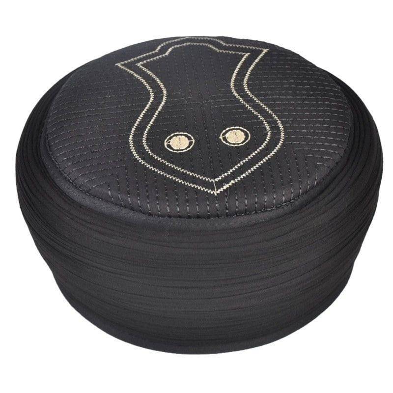 Handgemachte Schwarze Nalain Pak Imamah, Muslim Gebetsmütze Mit Nalayn, Kufi Mütze, Shareef Hut Handgemachte Schwarze Nalain Pak Imamah, Muslim Gebetsmütze Mit Nalayn, Kufi Mütze, Shareef Hut von IslamicBazaar