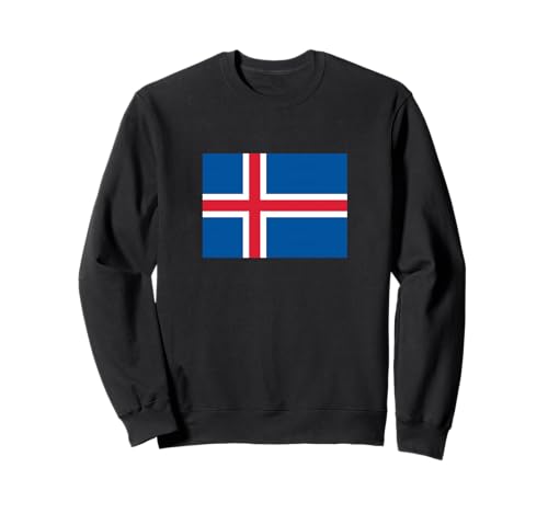 Island Flagge Iceland Flaggen Isländisch Herren Damen Sweatshirt von Island Flaggen Co.