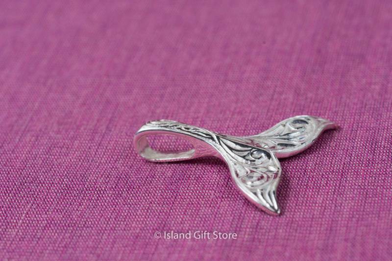 925 Sterling Silber Geschnitzt Whale Tail Anhänger Schmuck 925 Sterling Silber Geschnitzt Whale Tail Anhänger Schmuck von IslandGiftStore
