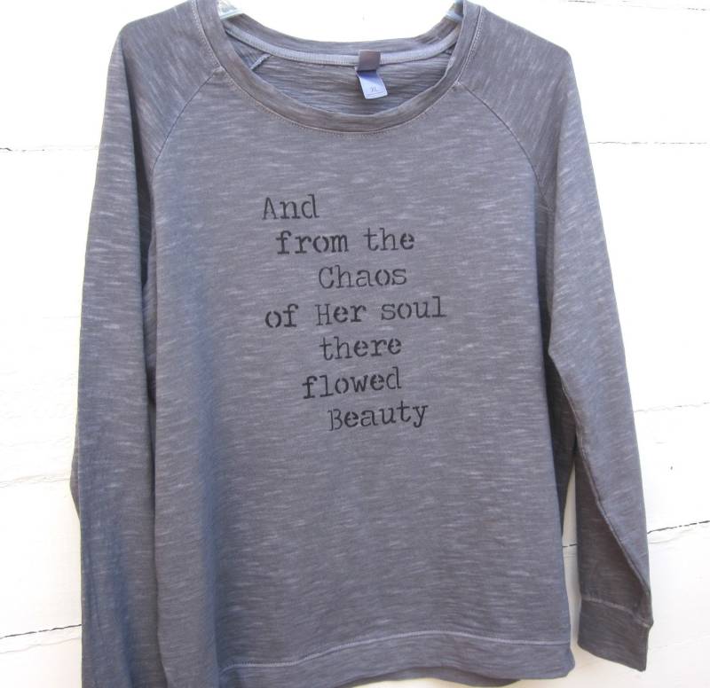 Slouchy Sweatshirt, Inspirierende Empowerment Shirts, Motivierende Pullover Geschenk Für Sie, Yoga-Pullover, Zen, Boho von IslandLifeDesignsCo