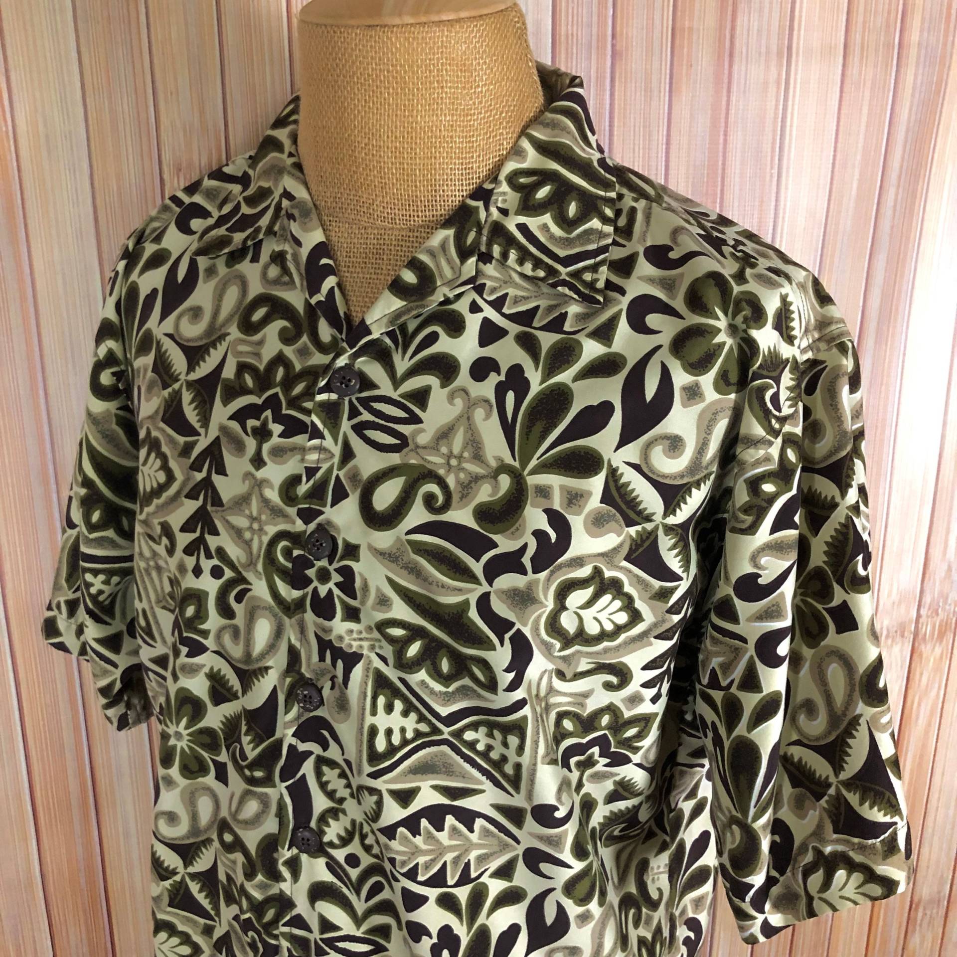 Retro Hawaiihemd Hawaiian Style Designs, Größe Large Von Liquid Hawaii von IslandStyleAlohaWear