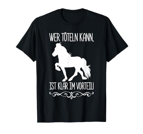 Islandpferd Isländer Islandpony Pferde Mädchen Tölt T-Shirt von Islandpferd Isländer Islandpony Reiterin Design