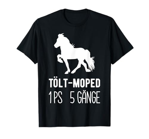 Islandpferd Isländer Islandpony Pferde Mädchen Tölt T-Shirt von Islandpferd Isländer Islandpony Reiterin Design