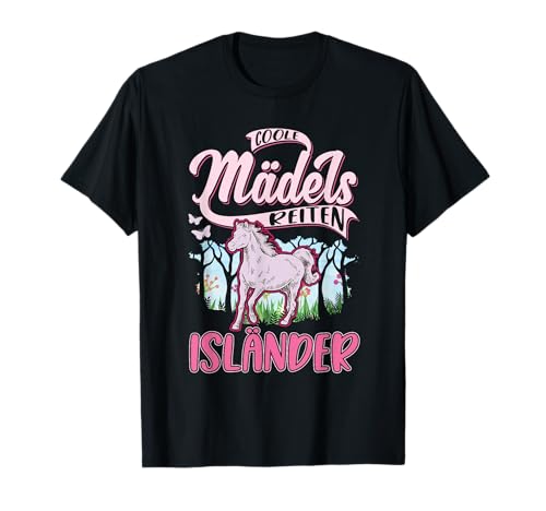 Coole Mädels reiten Isländer Tölt Islandpferd T-Shirt von Islandpferd Tölt Isländer Pferd Tölter Kleidung