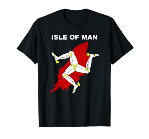 Isle of Man Flagge Umriss Insel Manx Fahne Isle of Man T-Shirt Isle of Man Flagge Umriss Insel Manx Fahne Isle of Man T-Shirt von Isle Of Man Flag & Motorrad Racing Geschenkidee