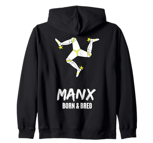 Manx Isle of Man Pride Heritage Souvenir Triskelion 3 Beine Kapuzenjacke Manx Isle of Man Pride Heritage Souvenir Triskelion 3 Beine Kapuzenjacke von Isle of Man Flag Manx Brattagh Vannin Men Kids