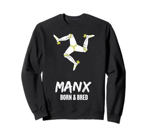 Manx Isle of Man Pride Heritage Souvenir Triskelion 3 Beine Sweatshirt Manx Isle of Man Pride Heritage Souvenir Triskelion 3 Beine Sweatshirt von Isle of Man Flag Manx Brattagh Vannin Men Kids