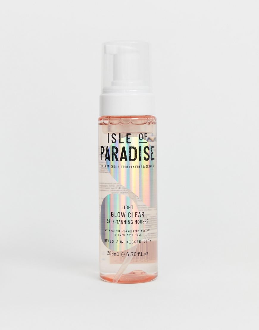 Isle of Paradise - Light Glow - Transparentes Selbstbräunungsmousse-Keine Farbe von Isle of Paradise