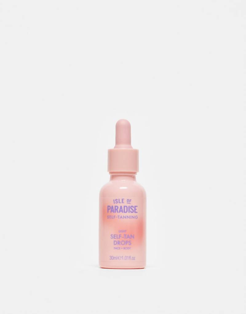 Isle of Paradise - Selbstbräuner-Tropfen in Hell, 30 ml-Keine Farbe von Isle of Paradise