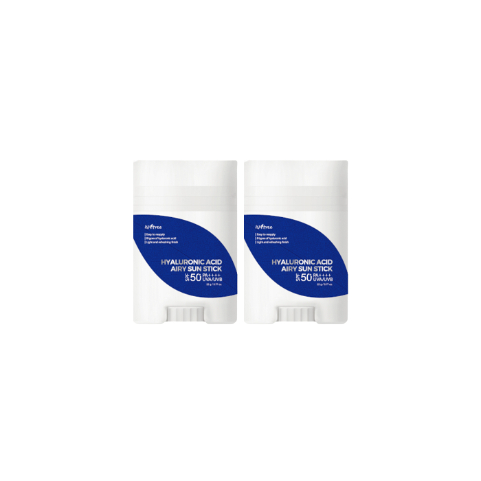 Isntree Hyaluronic Acid Airy Sun Stick - 22g (2er) Set von Isntree