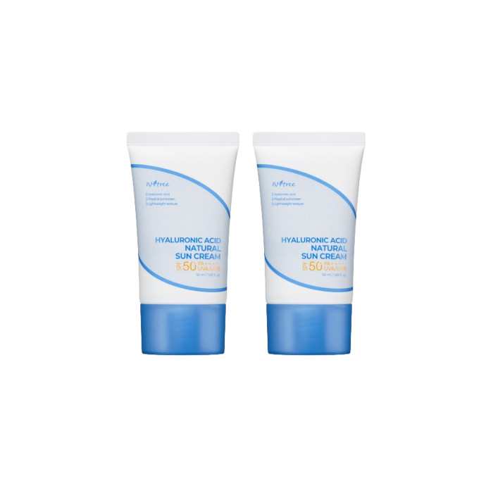 Isntree - Hyaluronic Acid Natural Sun Cream - 50ml (2ea) Set von Isntree