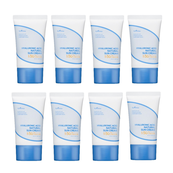 Isntree - Hyaluronic Acid Natural Sun Cream - 50ml (8ea) Set von Isntree