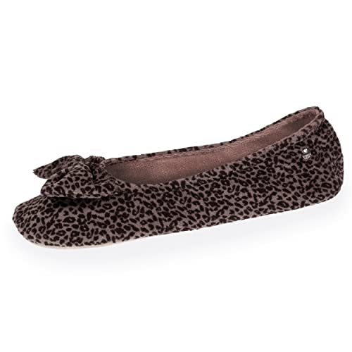 Isotoner Damen-Ballerinas, Leopard, Mehrfarbig - Leopard - Größe: 35/36 EU von Isotoner