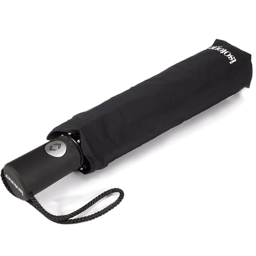 Isotoner , Damen Taschenschirm schwarz schwarz one size von Isotoner