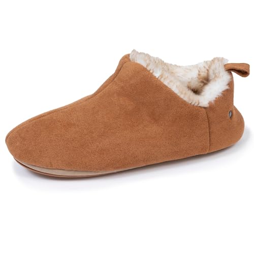 Isotoner Hausschuhe, Hausschuhe, Stiefeletten, sehr bequem, camel, 38 EU von Isotoner